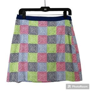 Vineyard Vines patchwork whale print skirt 4